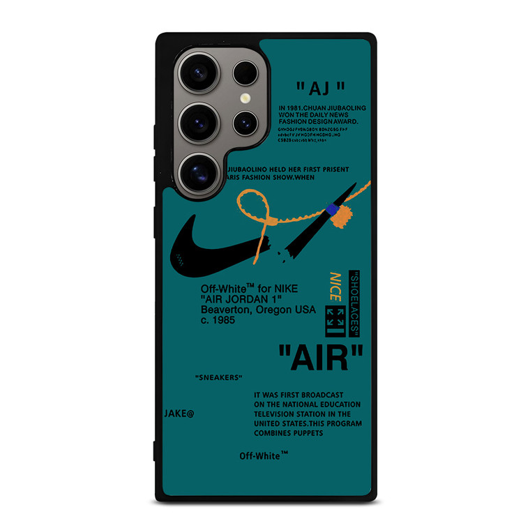 NIKE AIR OFF WHITE TOSCA Samsung Galaxy S24 Ultra Case Cover