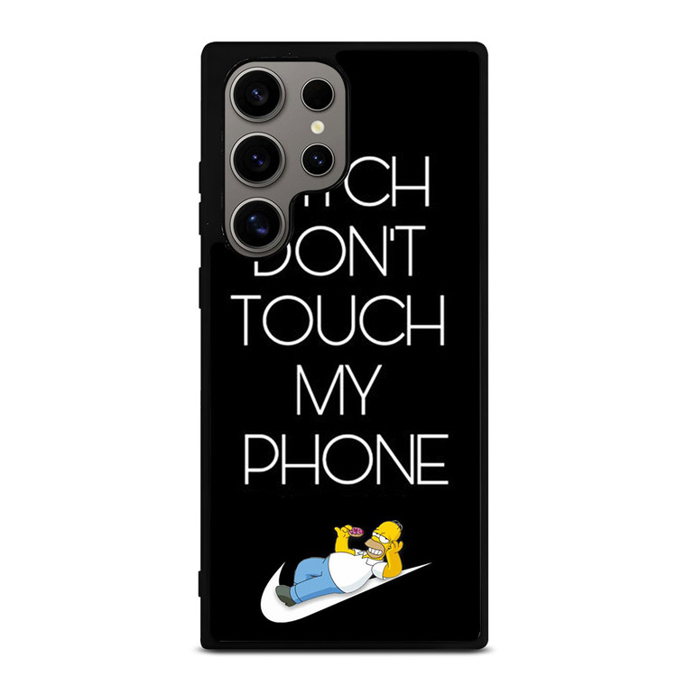 NIKE HOMER SIMPSON DONT TOUCH MY PHONE Samsung Galaxy S24 Ultra Case Cover