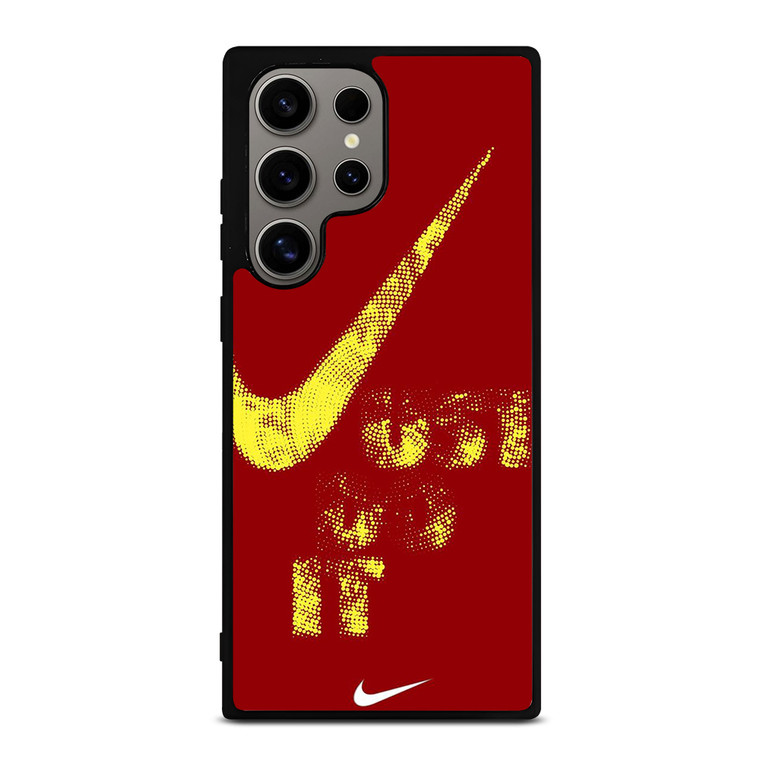 NIKE JUST DO IT RED HALFTONE Samsung Galaxy S24 Ultra Case Cover