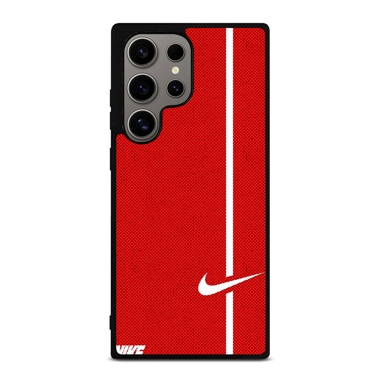 NIKE LOGO RED STRIPE Samsung Galaxy S24 Ultra Case Cover