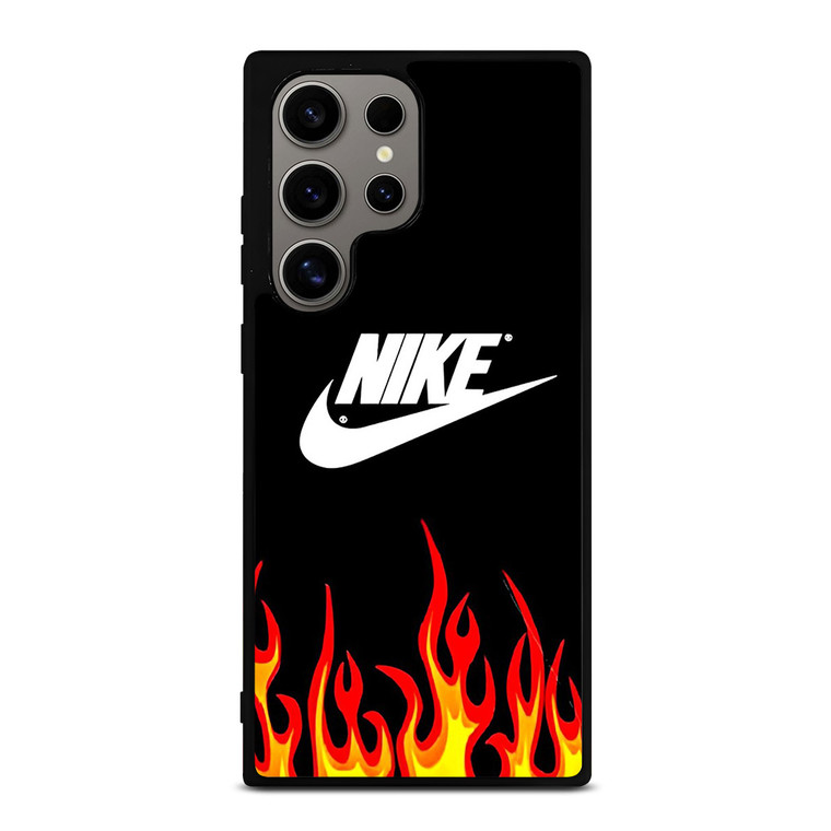 NIKE SWOOSH IN FLAMES Samsung Galaxy S24 Ultra Case Cover