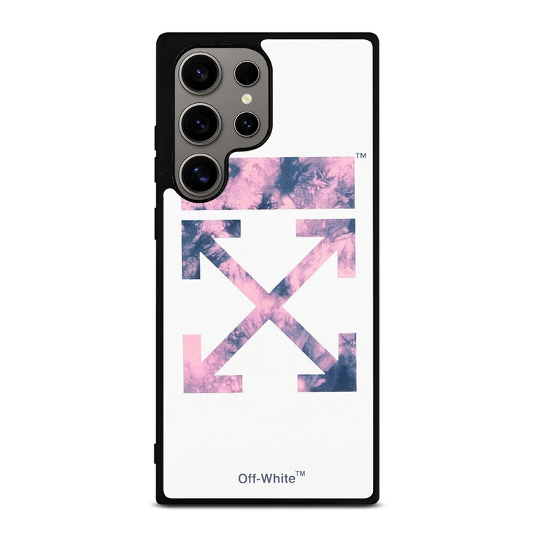 OFF WHITE PURPLE MARBLE Samsung Galaxy S24 Ultra Case Cover