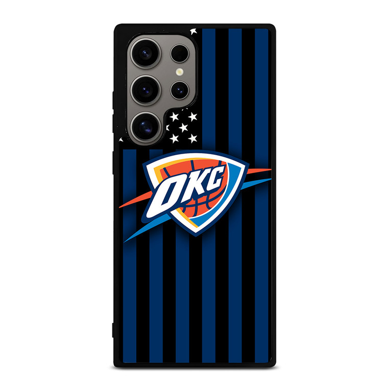 OKLAHOMA CITY THUNDERS NBA USA FLAG Samsung Galaxy S24 Ultra Case Cover