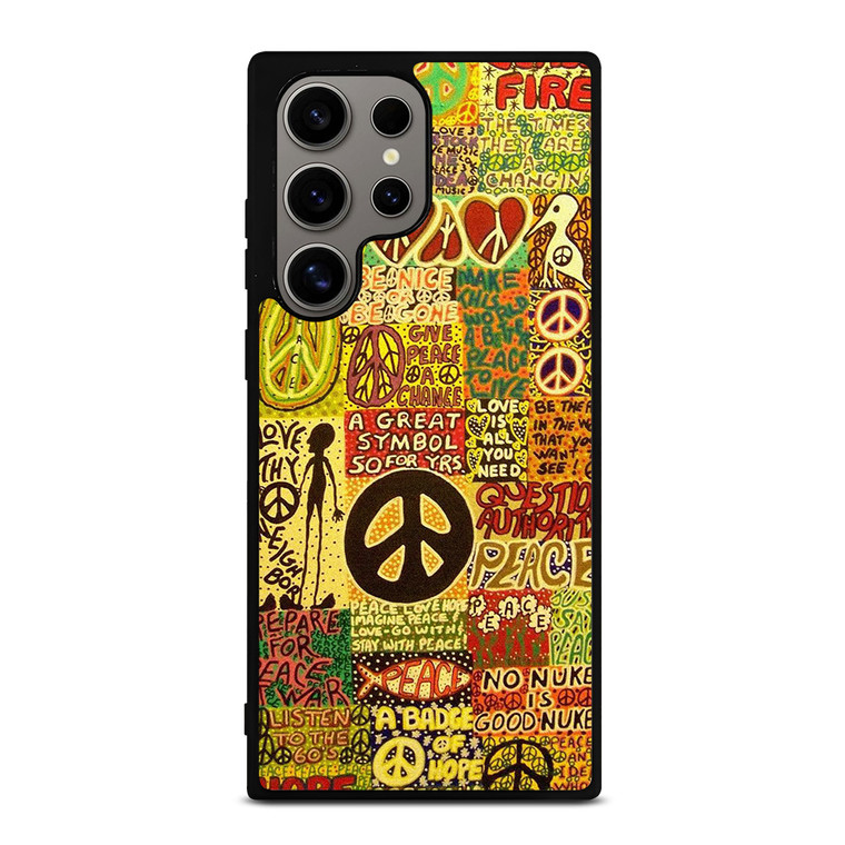 PEACE TAPESTRY PATTERN Samsung Galaxy S24 Ultra Case Cover