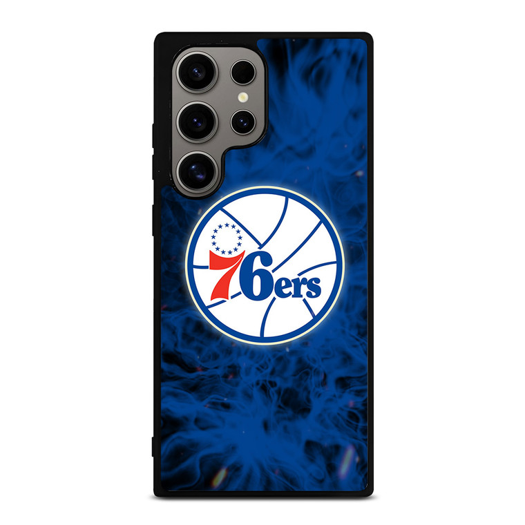 PHILADELPHIA 76ERS BASKETBALL NBA FIRE Samsung Galaxy S24 Ultra Case Cover