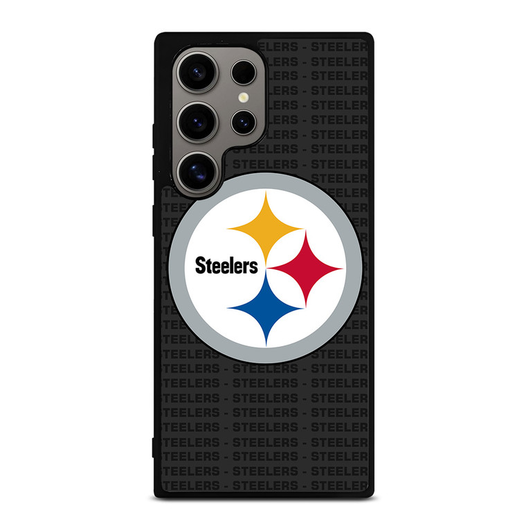 PITTSBURGH STEELERS FOOTBALL TEXT Samsung Galaxy S24 Ultra Case Cover