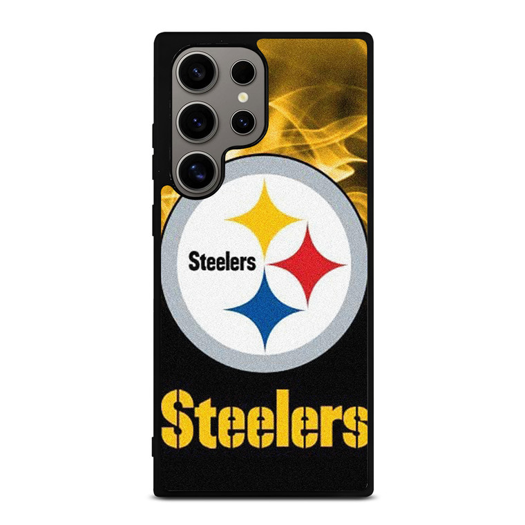 PITTSBURGH STEELERS NFL FIRE Samsung Galaxy S24 Ultra Case Cover
