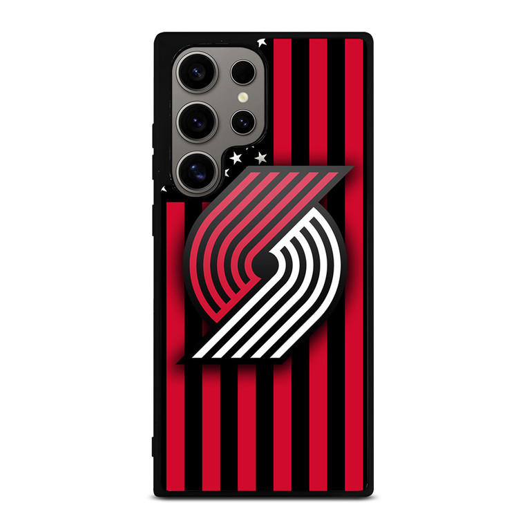 PORTLAND TRAIL BLAZERS NBA USA FLAG Samsung Galaxy S24 Ultra Case Cover