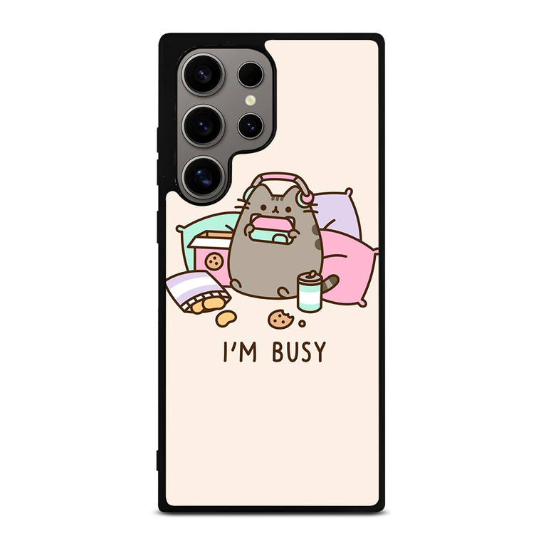 PUSHEEN BUSY CAT Samsung Galaxy S24 Ultra Case Cover