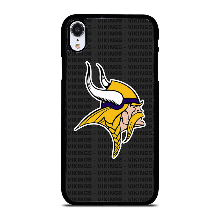 MINNESOTA VIKINGS FOOTBALL TEXT iPhone XR Case Cover