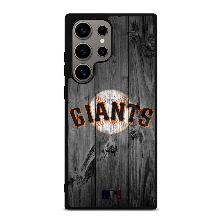 SAN FRANCISCO GIANTS BASEBALL MLB WOOD LOGO Samsung Galaxy S24 Ultra Case Cover