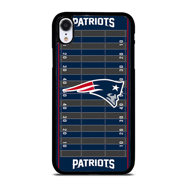 NEW ENGLAND PATRIOTS FOOTBALL FIELD iPhone XR Case Cover
