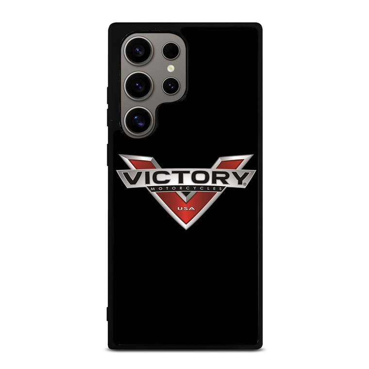 VICTORY MOTORCYCLES USA BLACK Samsung Galaxy S24 Ultra Case Cover