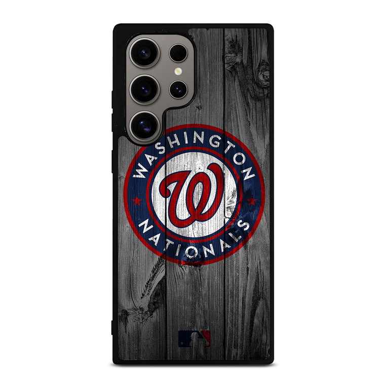 WASHINGTON NATIONALS BASEBALL MLB WOOD LOGO Samsung Galaxy S24 Ultra Case Cover