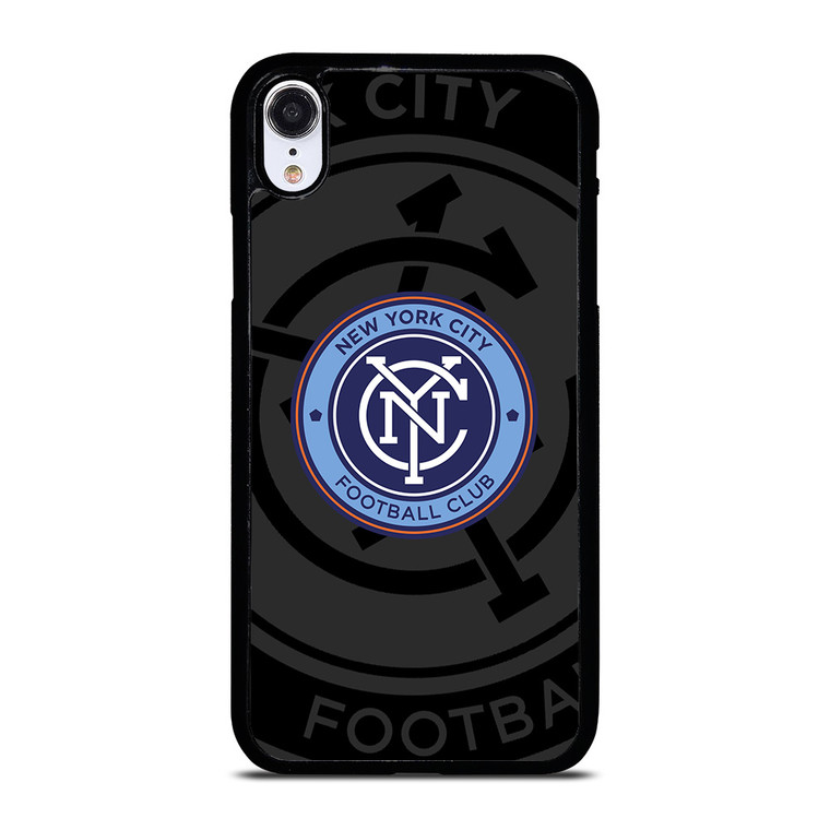 NEW YORK CITY FC MLS BLACK iPhone XR Case Cover