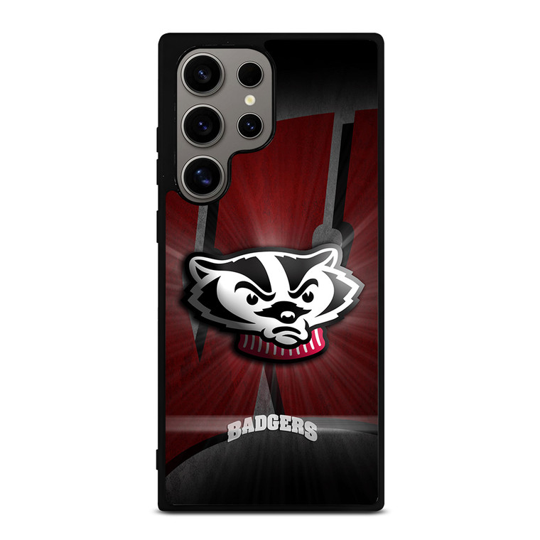 WISCONSIN BADGERS FOOTBALL LOGO Samsung Galaxy S24 Ultra Case Cover