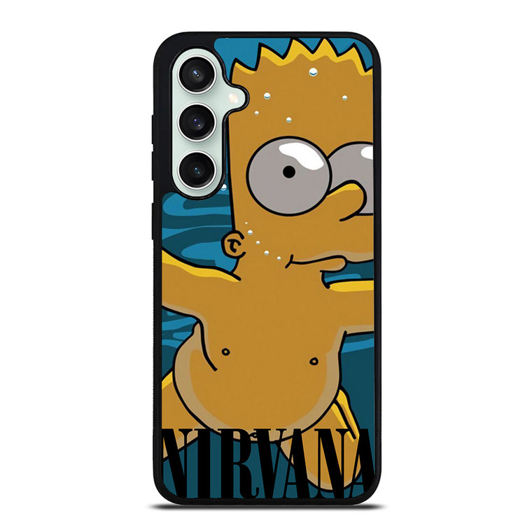 BART SIMPSONS NEVERMIND NIRVANA Samsung Galaxy S23 FE Case Cover
