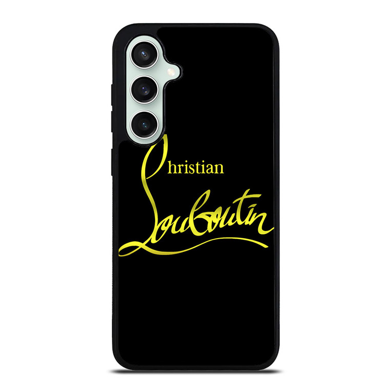 CHRISTIAN LOUBOUTIN GOLD LOGO Samsung Galaxy S23 FE Case Cover