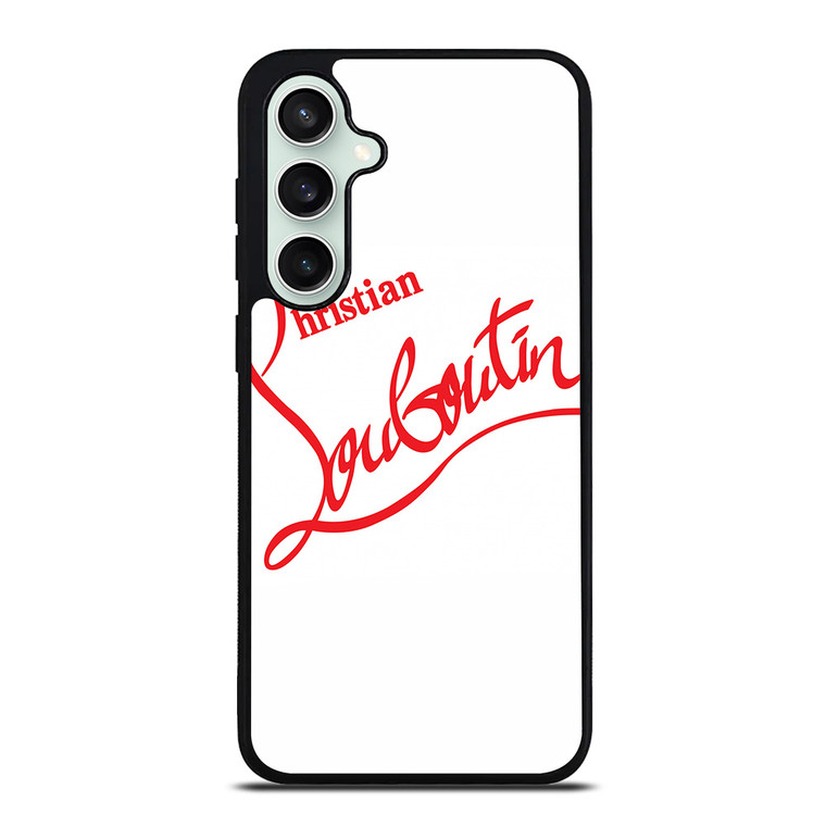 CHRISTIAN LOUBOUTIN WHITE Samsung Galaxy S23 FE Case Cover