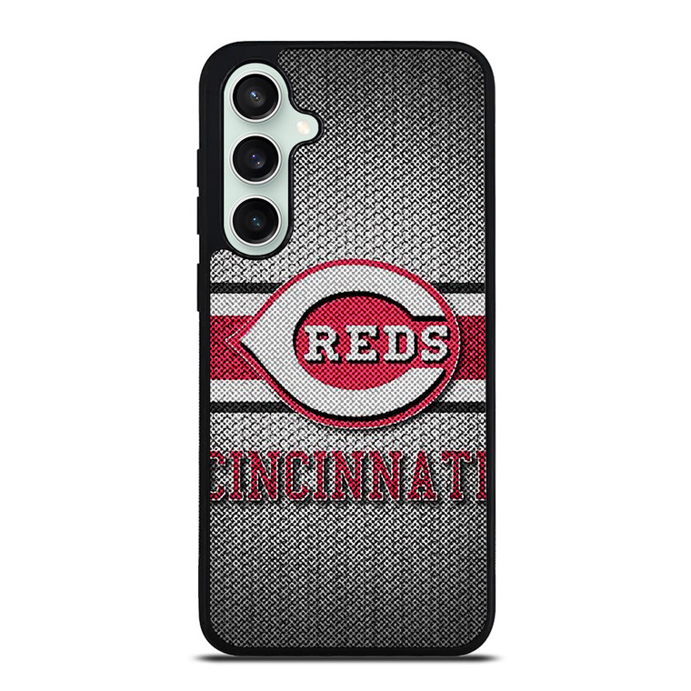 CINCINNATI RED MLB BASEBALL METAL Samsung Galaxy S23 FE Case Cover