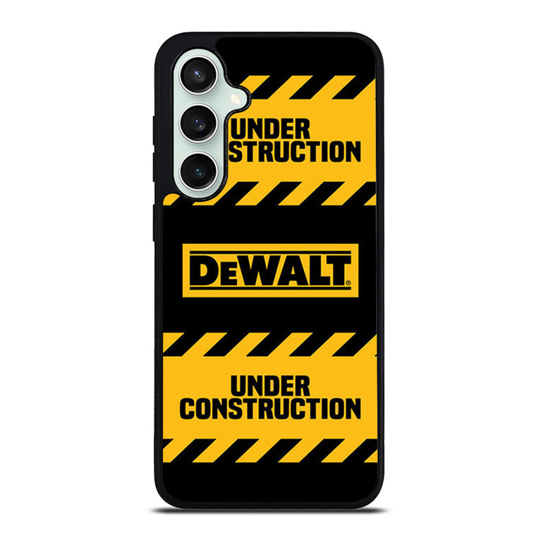 DEWALT UNDER CONSTRUCTION Samsung Galaxy S23 FE Case Cover