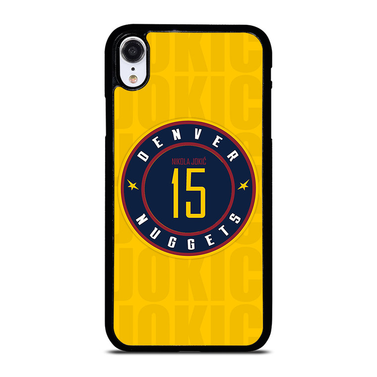 NIKOLA JOKIC DENVER NUGGETS LOGO iPhone XR Case Cover
