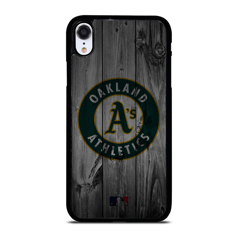 OAKLAND ATHLETICS BASEBALL MLB WOOD LOGO iPhone XR Case Cover