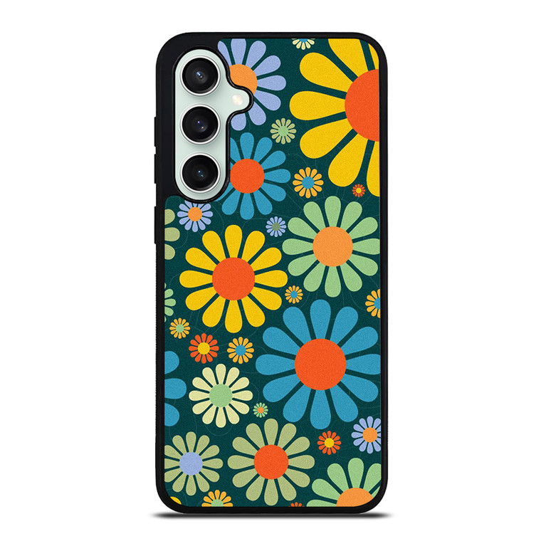 HIPPIE FLOWER PATTERN Samsung Galaxy S23 FE Case Cover