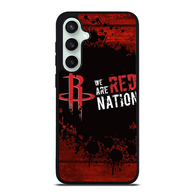 HOUSTON ROCKETS NBA WE ARE RED NATION Samsung Galaxy S23 FE Case Cover