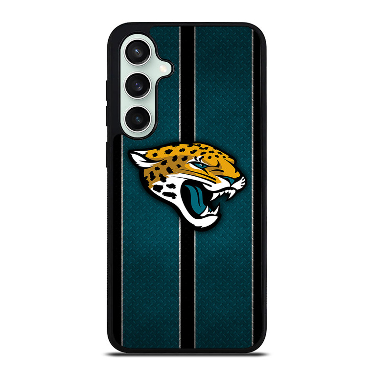 JACKSONVILLE JAGUARS NFL METAL STRIPE Samsung Galaxy S23 FE Case Cover