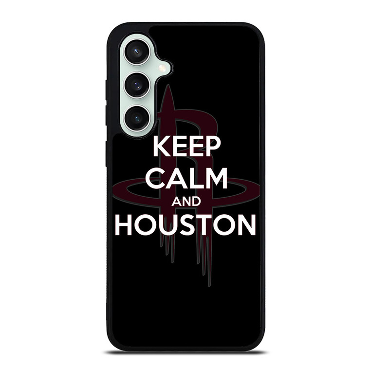 KEEP CALM AND GO HOUSTON ROCKETS Samsung Galaxy S23 FE Case Cover
