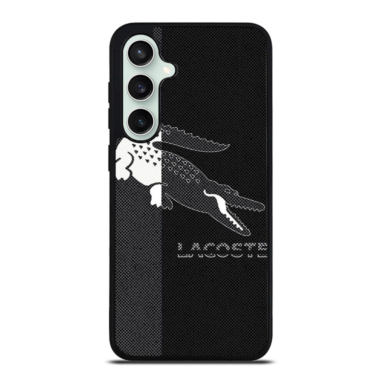 LACOSTE BLACK AND WHITE Samsung Galaxy S23 FE Case Cover