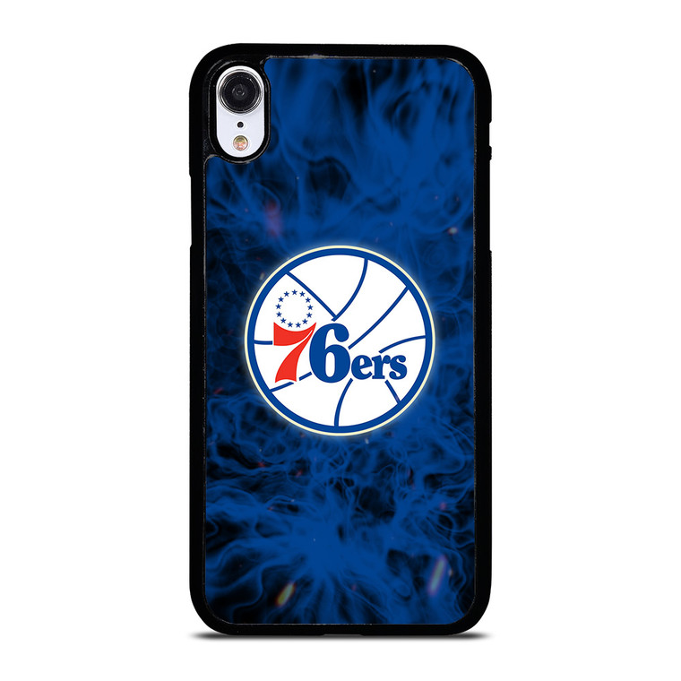 PHILADELPHIA 76ERS BASKETBALL NBA FIRE iPhone XR Case Cover