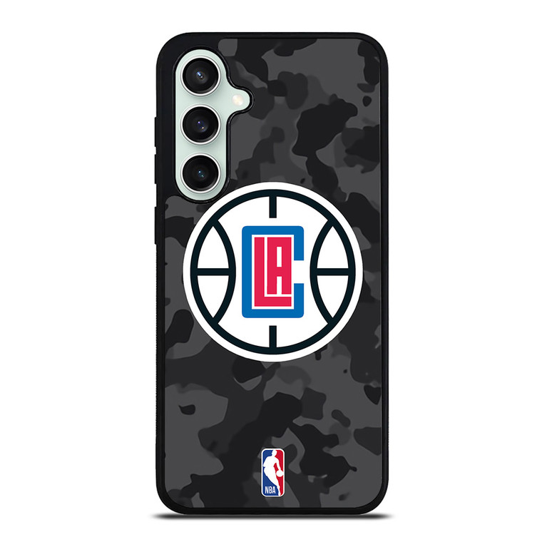 LOS ANGELES CLIPPERS BLACK CAMO Samsung Galaxy S23 FE Case Cover