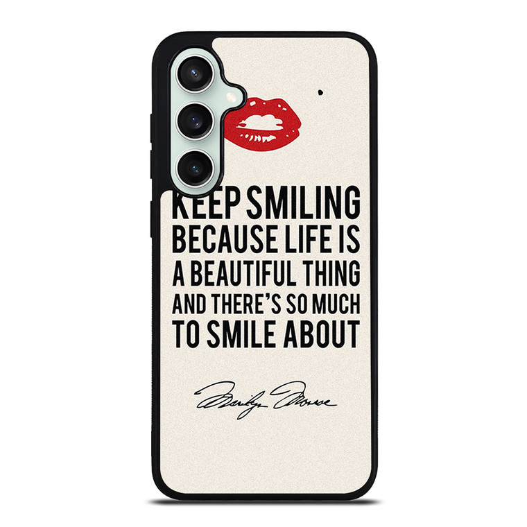 MARILYN MONROE QUOTES Samsung Galaxy S23 FE Case Cover