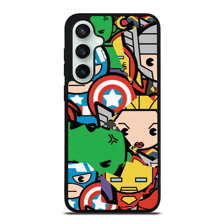 MARVEL COMIC CHARACTERS COLLAGE Samsung Galaxy S23 FE Case Cover
