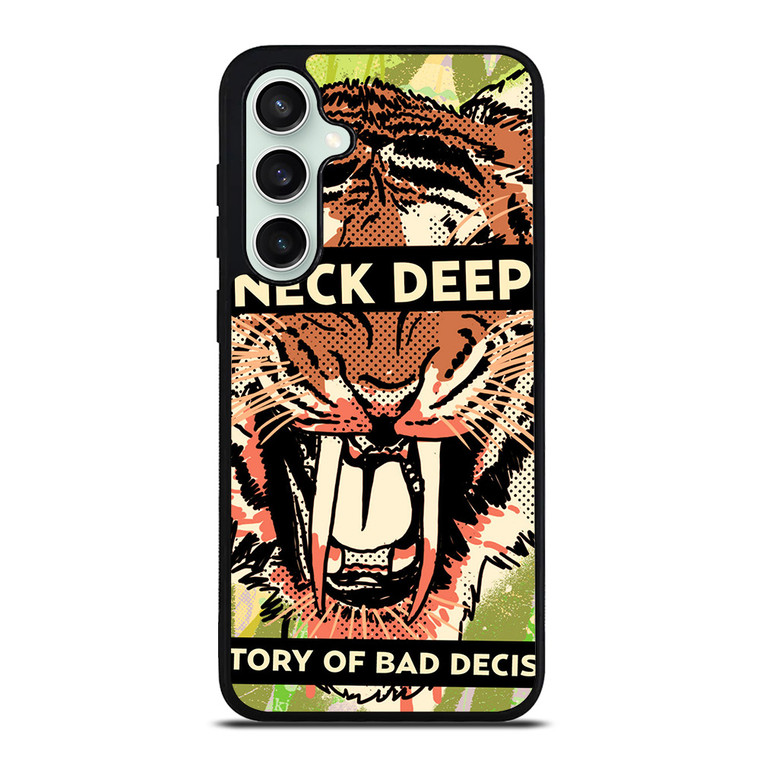 NECK DEEP A HISTORY OF A BAD DECISIONS Samsung Galaxy S23 FE Case Cover
