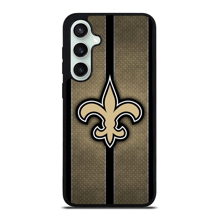 NEW ORLEANS SAINTS NFL METAL STRIPE Samsung Galaxy S23 FE Case Cover