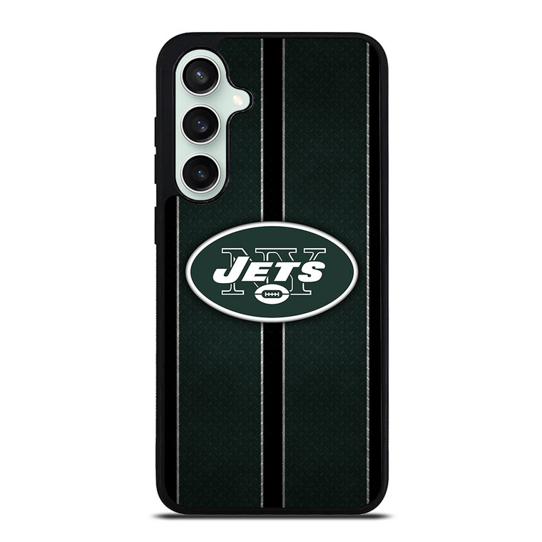NEW YORK JETS NFL METAL STRIPE Samsung Galaxy S23 FE Case Cover