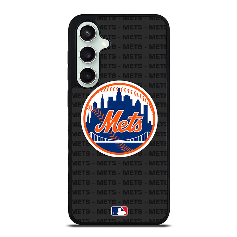 NEW YORK METS BASEBALL BLACK Samsung Galaxy S23 FE Case Cover
