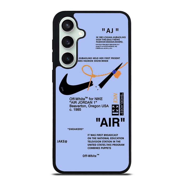 NIKE AIR OFF WHITE TARO Samsung Galaxy S23 FE Case Cover