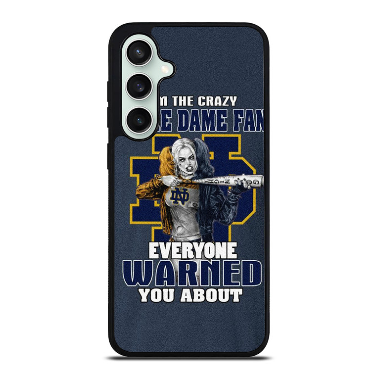 NOTRE DAME FIGHTING HARLEY QUINN Samsung Galaxy S23 FE Case Cover
