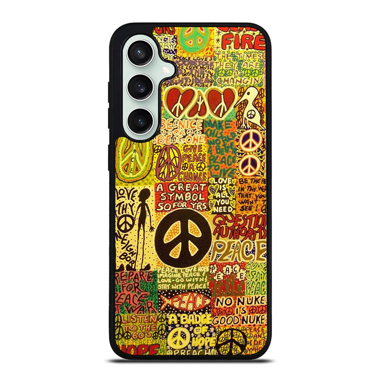 PEACE TAPESTRY PATTERN Samsung Galaxy S23 FE Case Cover