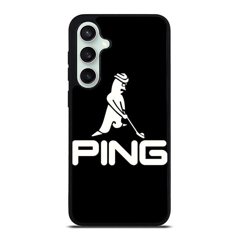 PING GOLF BLACK LOGO Samsung Galaxy S23 FE Case Cover