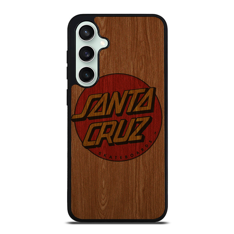 SANTA CRUZ SKATEBOARD WOODEN LOGO Samsung Galaxy S23 FE Case Cover