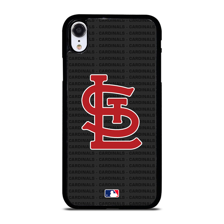 SAINT LOUIS CARDINALS BASEBALL BLACK iPhone XR Case Cover