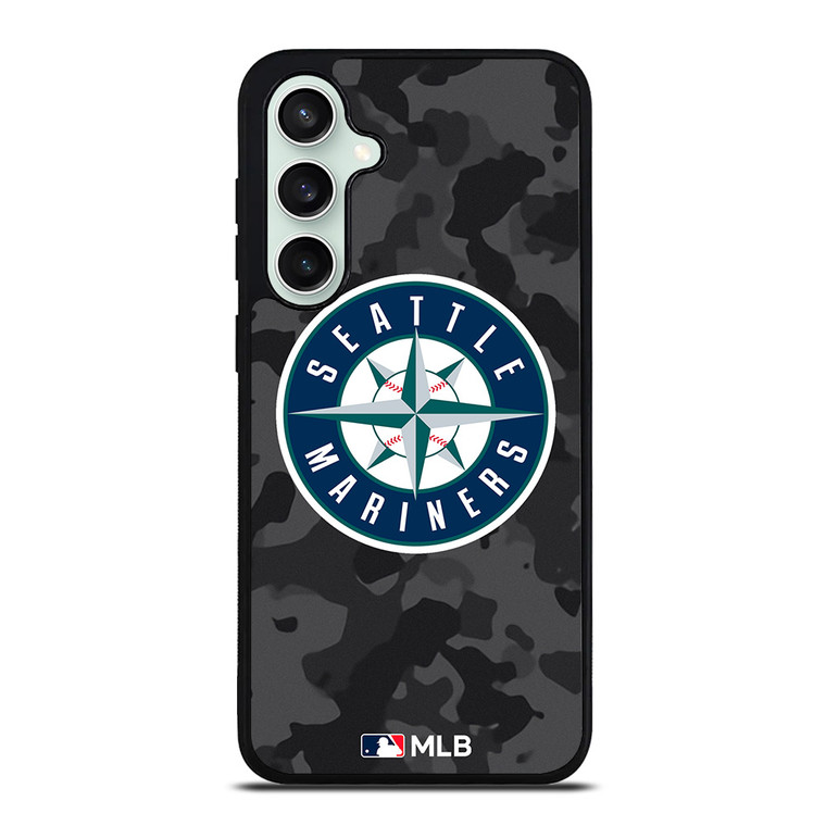 SEATTLE MARINERS BASEBALL BLACK CAMO Samsung Galaxy S23 FE Case Cover
