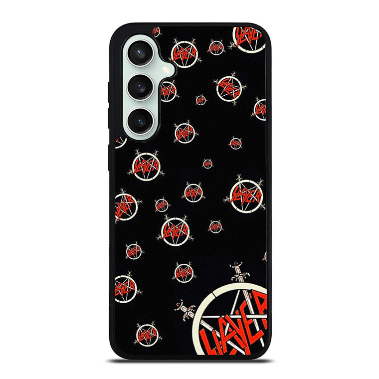 SLAYER ROCK BAND PATTERN Samsung Galaxy S23 FE Case Cover