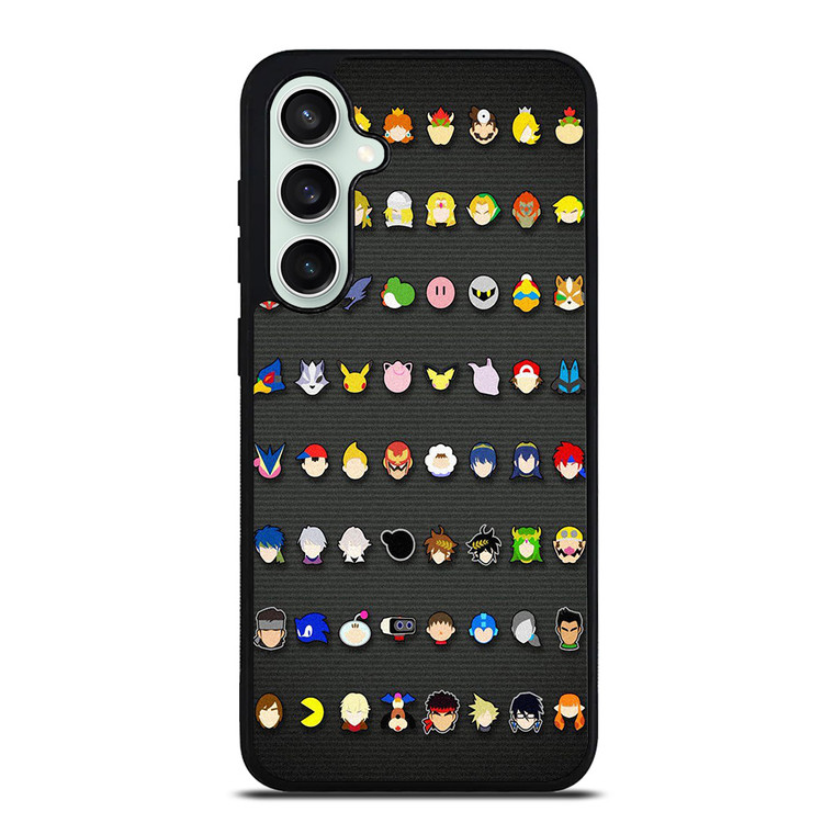 SUPER SMASH BROS ALL ICON Samsung Galaxy S23 FE Case Cover