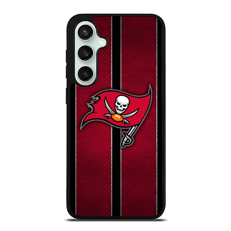 TAMPA BAY BUCCANEERS NFL METAL STRIPE Samsung Galaxy S23 FE Case Cover